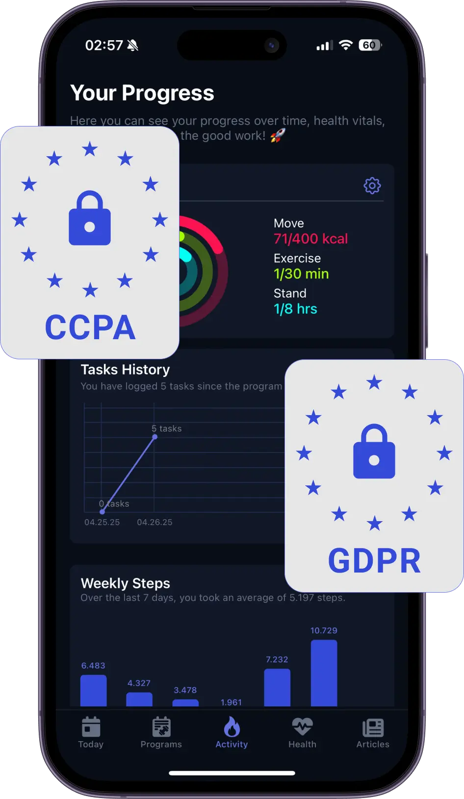 Fittality Split View