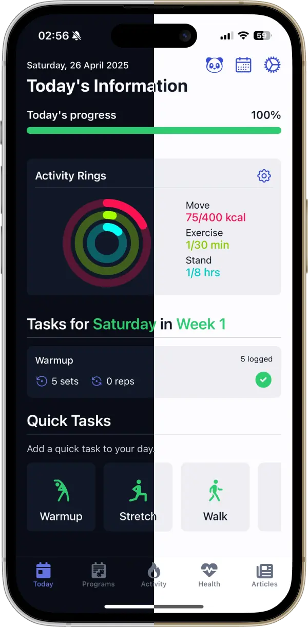 Fittality Split View